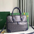 AMBASSADE DOCUMENT CASE 35 IN NAVY BLUE GOYARDINE CANVAS