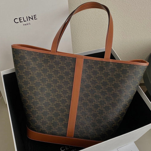 CELINE TRIOMPHE 26 TAN  CALFSKIN