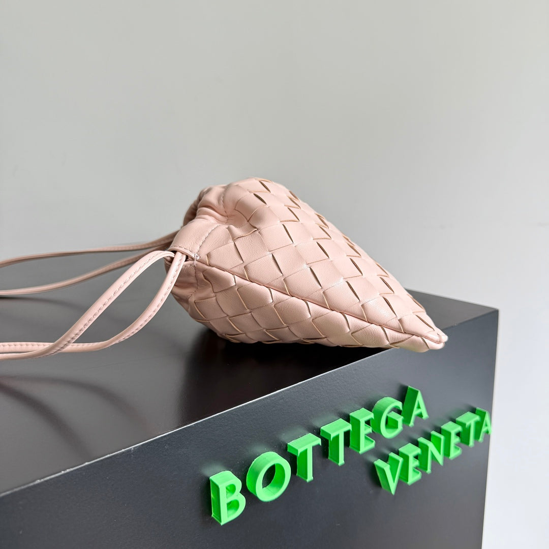 SMALL DUSTBAG 21 IN LIGHT PINK LAMBSKIN