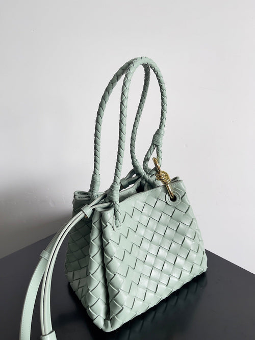 BV Small Parachute 21 Seafoam Lambskin Ghw